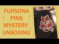 FURSONAPINS MYSTERY UNBOXING!