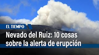 Volcán Nevado del Ruiz: 10 cosas para saber sobre la alerta por posible erupción | El Tiempo