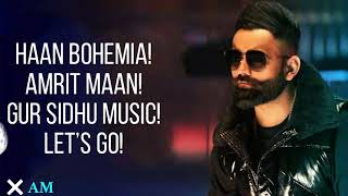 Eddan Ni Lyrics - Amrit Maan Feat Bohemia | Himanshi Khurana, Gur Sidhu | Latest Punjabi Songs 2020
