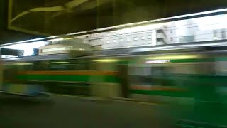 《185系車窓》東海道線 特急踊り子114号 小田原～大船