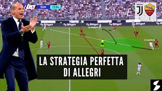 Juve Roma 1-1: Strategia perfetta di Allegri - Analisi Tattica 2022