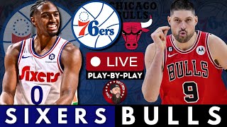 Philadelphia 76ers vs Chicago Bulls Play-By-Play \u0026 Live Scoreboard