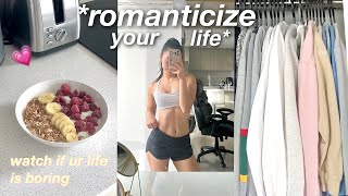 how to romanticize your life & focus on yourself 🌱 realistic vlog living alone