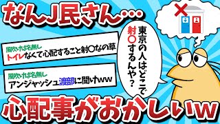 【2ch面白いスレ】【悲報】なんJ民さん、東京での心配事がおかしいｗｗｗ【ゆっくり解説】