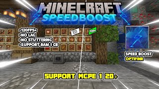 TERNYATA INI DIA OPTIFINE YANG WORK UNTUK MCPE 1.20 KEATAS - SPEEDBOOST OPTIFINE