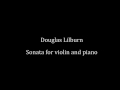 Douglas Lilburn   Sonata for Violin and Piano