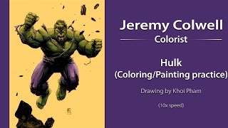 Hulk Coloring (10x Speed Version)