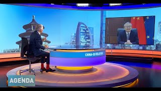Ambassador Zhang Ming Takes an Interview with Stephen Cole on CGTN Program Agenda