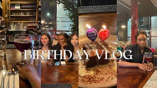 BIRTHDAY VLOG /Spend my birthday with me, GRWM for church, Bowling with my friends, birthday dinner