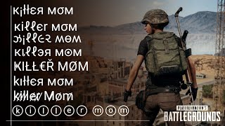 How to add different symboles and fonts in pubg mobile | How to make your crew | ҜIŁŁ€Ř ΜØΜ