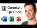 How to create QR Code in Microsoft Word, Excel, & PowerPoint