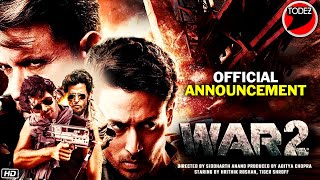 War2 Official announcement | Hrithik Roshan | Prabhas |Tiger Shroff | Ashutosh Rana |Siddharth Anand