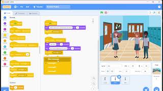 Membuat percakapan dengan scratch