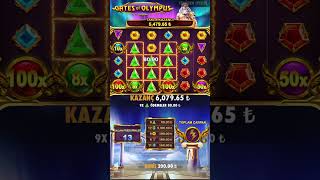 Tek Spinde Türkiye Rekoru Gates Of Olympus #casino #slot #shorts