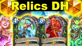 THE Best Relics DH Deck With Over 77% Winrate To Legend At Festival of Legends | Hearthstone