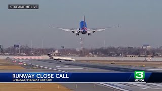 Southwest jet has near-miss with private jet in Chicago