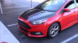 Ford Focus ST Carbon Fiber Hood install