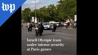 Israeli Olympic team under intense security at Paris games