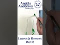 How to paint Leaves & Flowers series: Part 2 #shorts #shortsfeed #art #arttips