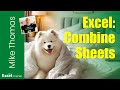 Excel: Combine Data from Different Sheets into One Table (for Non-365 Users)