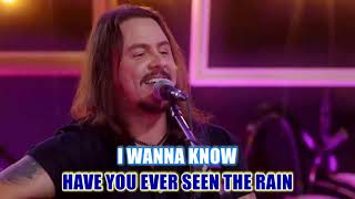 HAVE YOU EVER SEEN THE RAIN - CCR  [Karaoke Version]  [Cover by Dino Fonseca]  [Instrumental lyrics]
