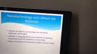 Nanotechnology and batteries