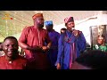 KING SUNNY ADE MOMENT AT THE INSTALLATION OF SHINA PELLER AS AYEDERO OF YORUBALAND BY ALAAFIN OF OYO