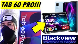 BLACKVIEW TAB 60 PRO unboxing review test tablet 2025 10 inch dual sim with new android 15