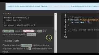 Return a Value from a Function with Return, freeCodeCamp Basic Javascript