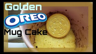 Golden Oreo Mug Cake Recipe| 3 Ingredient Oreo Mug Cake| Oreo Mug Cake #mugcake