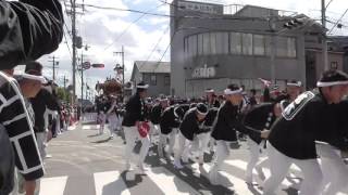 2015堺市西区鳳だんじり祭り・宵宮＜鳳・八田荘交流会＞　富木②（平成27年10月2日）