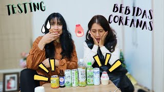 PROBANDO BEBIDAS RARAS COREANAS ¿SABOR A PINO?🌲 | Café juseyo