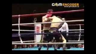 李ｘ天笠②5～8R　2013/10/14　Ryol Li LeexHisashi Amagasa(tall) OPBF featherweight titlemuch