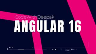 1. Angular 16 - Why NodeJS