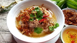Cách Làm Bánh Đúc Nóng Đơn Giản Không Cần Nước Vôi Không Cần Hàn The | Góc Bếp Nhỏ