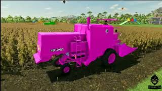 TRANSPORTING & HARVESTINGSUNFLOWERS WITH ZETOR MINITRACTORS - Farming Simulator 22