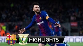 FC Barcelona vs Leganés 3-1 • All Goals & Hightlights 07/04/2018 (HD)