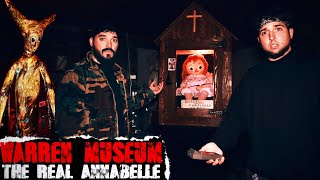 OVERNIGHT in WARREN MUSEUM with THE REAL ANNABELLE | Most Haunted Place on Earth