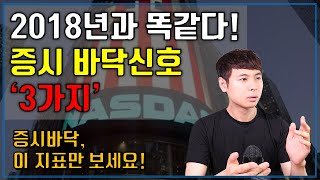 2018년과 똑같다?! 증시 바닥신호 '3가지' (증시전망, 투자전략)