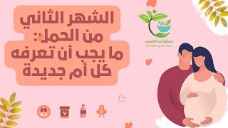 الشهر الثاني من الحمل: ما يجب أن تعرفه كل أم جديدة #وصفات_طبيعية #الحمل #صحة #صحة_الجنين #صحة_الام