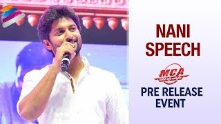 Nani Superb Speech | MCA Telugu Movie Pre Release Event | Sai Pallavi | DSP | Dil Raju | #MCA