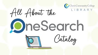 Introduction to the OneSearch Catalog