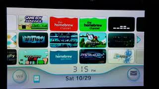 My Wii Menu 10.29.2022