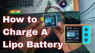 How to charge lipo Battery with SkyRc B6 Neo #inav#