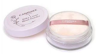 I’m trying this purple lavender loose moist power from canmake ￼tokyo review ￼