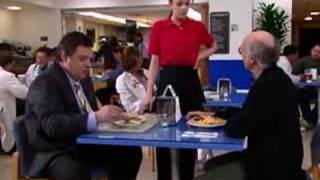 Larry David - Bald with Waitress