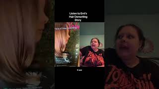 Emi's Hair Dematting Journey #shorts #viral #tiktok