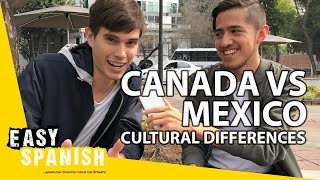 CULTURAL DIFFERENCES: CANADA & MEXICO | Easy Spanish [Bonus Episode]