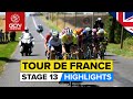 Huge Summit Finish On Bastille Day! | Tour De France 2023 Highlights - Stage 13