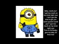 Post Malone - Ball For Me Ft. Nicki Minaj (Minions Version) Remix and Lyrics